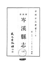 岑溪县志  全