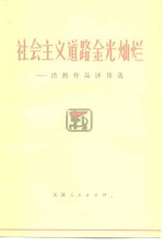 社会主义道路金光灿烂  浩然作品评论选