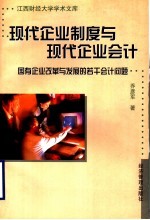 现代企业制度与现代企业会计  国有企业改革与发展的若干会计问题