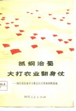 抓纲治蜀  大打农业翻身仗-四川省农业学大寨会议文件和材料选编