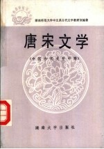 唐宋文学  中国古代文学  中