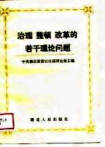 治理整顿改革的若干理论问题