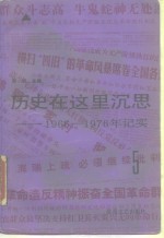 历史在这里沉思  1966-1976年纪实  第5卷