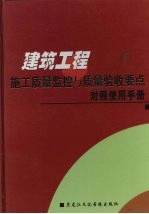 建筑工程施工质量监控与质量验收要点对照使用手册  上