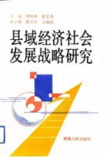 县域经济社会发展战略研究  青海省湟源县域经济社会发展指要