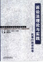 诉讼法理论与实践  民事行政诉讼卷