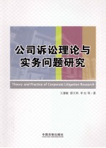 公司诉讼理论与实务问题研究