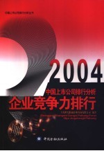 2004中国上市公司排行分析  企业竞争力排行