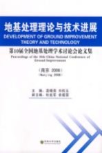 地基处理理论与技术进展：第十届全国地基处理学术讨论会论文集