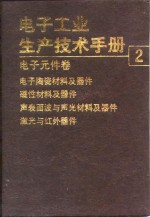 电子工业生产技术手册  2  电子元件卷