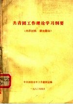 共青团工作理论学习纲要