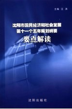 沈阳市国民经济和社会发展第十一个五年规划纲要要点解读