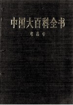 中国大百科全书  考古学