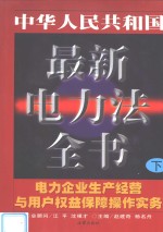 中华人民共和国最新电力法全书  电力企业生产经营与用户权益保障操作实务  下