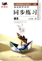 义务教育课程标准实验教科书  人教版  同步练习  语文  九年级  上