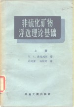 非硫化矿物浮选理论基础  上