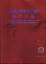 云南省非物质文化遗产保护名录  第1卷