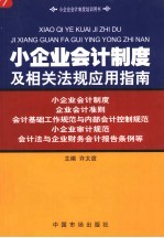 小企业会计制度及相关法规应用指南