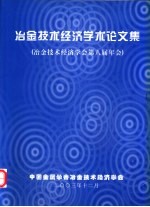 冶金技术经济学术论文集  冶金技术经济学会第八届年会