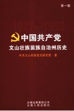 中国共产党文山壮族苗族自治州历史  第1卷