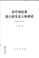 在中央纪委第六次全会上的讲话  1996年1月26日