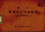 淳安逐日基本气象资料  1959-1978年