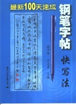 最新100天速成钢笔字帖  快写法