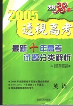 点击新高考  最新十年高考试题分类解析  1995-2004  英语