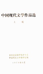 中国现代文学作品选  上