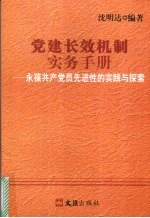 党建长效机制实务手册  永葆共产党员先进性的实践与探索