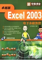 EXCEL 2003电子表格处理  卓越版