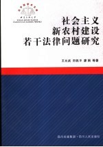 社会主义新农村建设若干法律问题研究