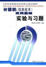 计算机  信息技术  应用基础实验与习题