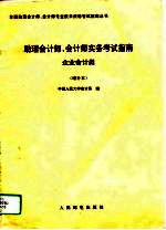 助理会计师、会计师实务考试指南  企业会计类  增补本