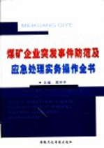 煤矿企业突发事件防范及应急处理实务操作全书  上