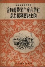 金时龙农业生产合作社是怎样发展起来的