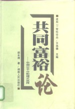 共同富裕论  中国公平分配模式选择