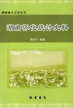 湖南怀化统计史料