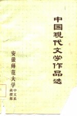 中国现代文学作品选