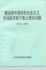 建设有中国特色社会主义市场经济若干重大理论问题