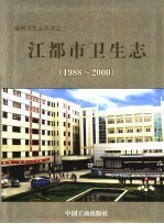 江都市卫生志  1988-2000