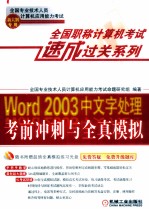 Word 2003中文字处理考前冲刺与全真模拟