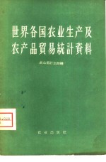 世界各国农业生产及农产品贸易统计资料