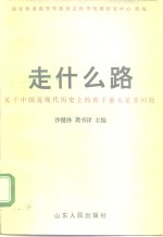 走什么路  关于中国近现代历史上的若干重大是非问题