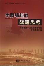 中原崛起的战略思考  河南省第一次经济普查专题研究成果汇编