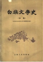 白族文学史  初稿