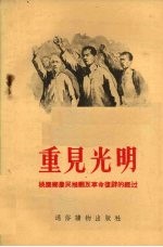 重见光明  桃园乡农民推翻反革命复辟的经过