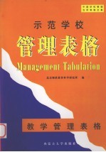 示范学校  管理表格  教学管理表格