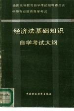 中等专业教育自学考试经济法基础知识自学考试大纲