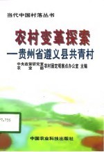 农村变革探索  贵州省遵义县共青村